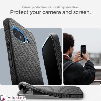 Spigen Liquid Air dėklas - juodas (Google Pixel 9A)